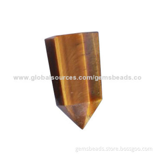 Gemstone point bead for pendant jewelryNew